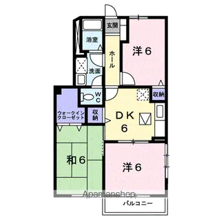 ペイサージュⅡ【1階】の間取り
