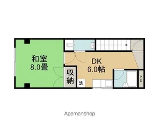 糸谷ビル【3F号室】の間取り