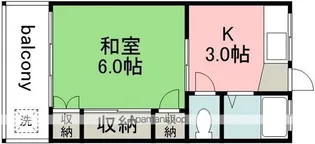 第3ふじみ荘【2階】の間取り