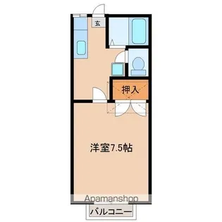 ロイヤルメゾンC【2階】の間取り