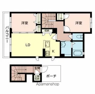 グリーンルーフⅡ【2階】の間取り
