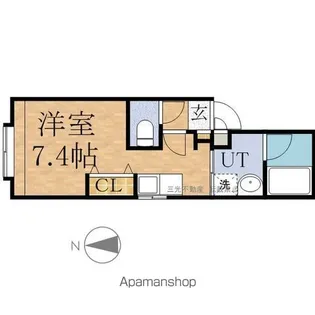 CREM BLD.(クリームビル)【4階】の間取り