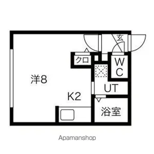 BEEプライム大通東7【2階】の間取り
