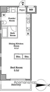 レジディア武蔵小杉【3階】の間取り