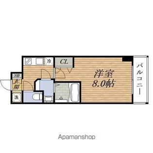 BPRレジデンスESAKA【2階】の間取り
