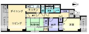 プリメール・ノジマ【401号室】の間取り