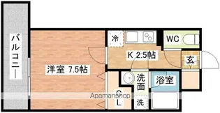 ABITI浜町【11階】の間取り