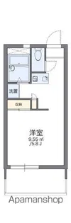 レオパレスK・N・A【3階】の間取り