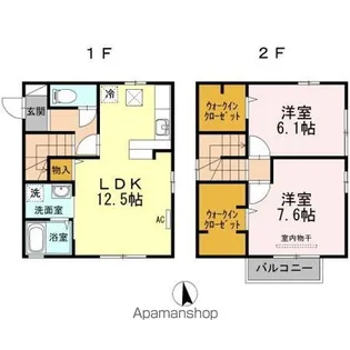 香川県高松市西ハゼ町【一戸建】の間取り