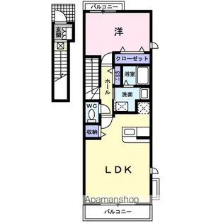 ラフレシール・K【2階】の間取り