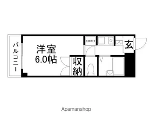 グランディール門田屋敷【307号室】の間取り