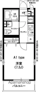 リブリ・エミネンス大久保【3階】の間取り