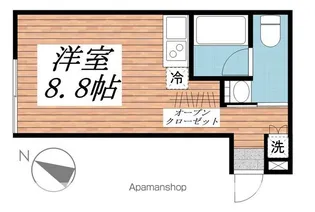 BOX【203号室】の間取り