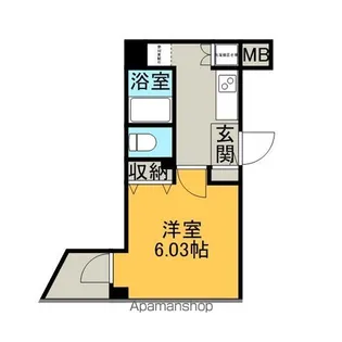 KDXレジデンス早稲田鶴巻【9階】の間取り