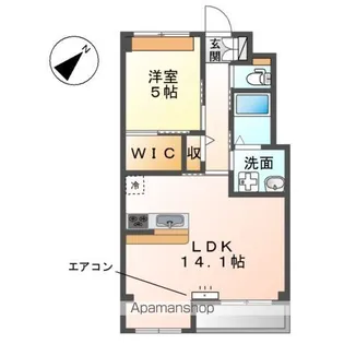 SERENA GARDEN【2階】の間取り