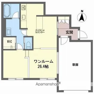 ベレオ南佐古BELS認証【1階】の間取り
