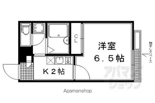 レオパレス清水【2階】の間取り
