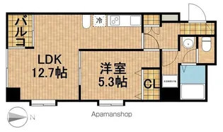 LAUREL COURT 田町(ローレルコート田町)【5階】の間取り