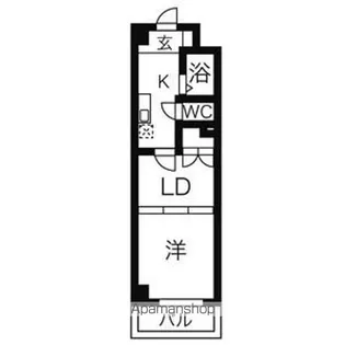 サンライトマンション【4階】の間取り