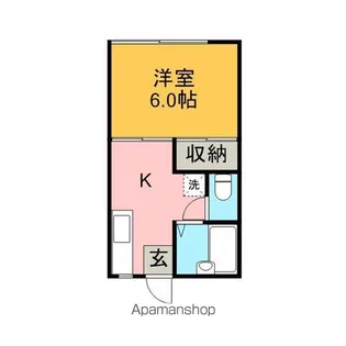 パークヒル【102号室】の間取り