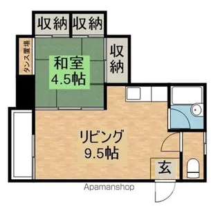 グリーンハウス【3階】の間取り