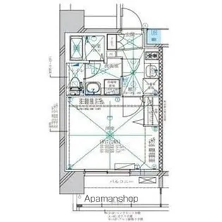 ディアレイシャス金山Ⅱ【8階】の間取り