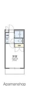 レオパレス西宮北弐番館【1階】の間取り