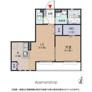 コンテッサ名駅【302号室号室】の間取り