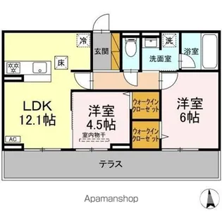 レグナ【1階】の間取り