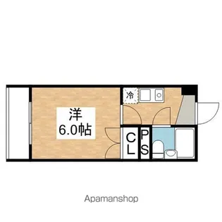 1Kの間取り画像