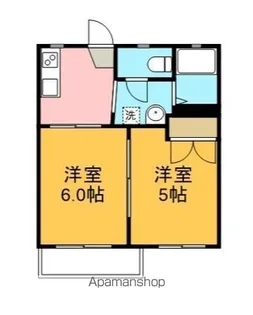 ドミール太田川【C201号室】の間取り