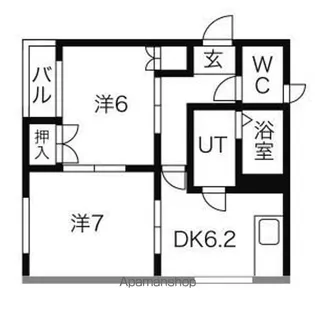 フェアリー1番館【2階】の間取り