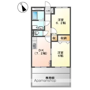 セントラルハイツⅠ【1階】の間取り
