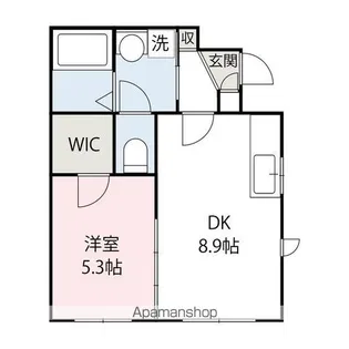 サニーハウス【1階】の間取り