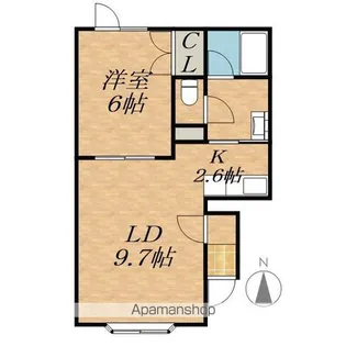 イースト12【1階】の間取り