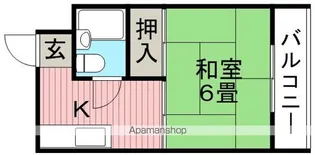 つばさハイツ【5階】の間取り