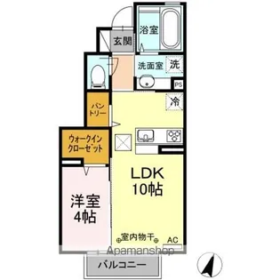 フラットテン【1階】の間取り