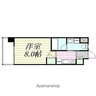 THE BLISSFUL FORT仙台駅東【4階】の間取り