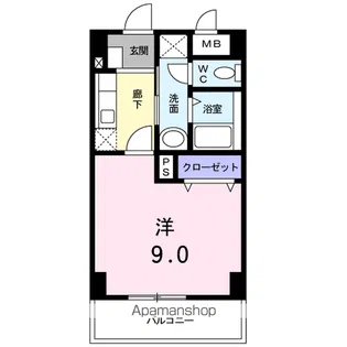 ジェルメ・コムーネ【1階】の間取り