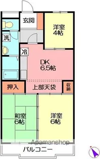 セジュール湘南【2階】の間取り