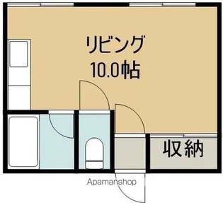 メゾンドフラッシュ富岡【302号室】の間取り