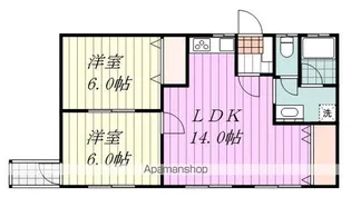 豊島マンション【302号室】の間取り