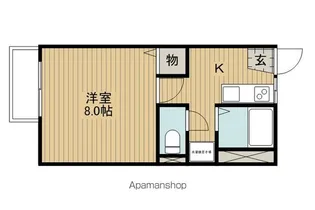 ディアス920C棟【C106号室】の間取り