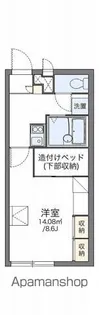 レオパレスサンフォレストⅡ【2階】の間取り