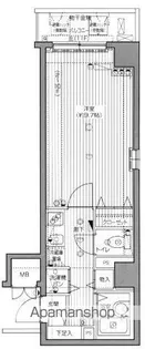 グランド・ガーラ横浜関内【5階】の間取り