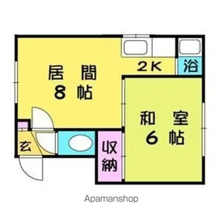 木村ハイツ【201号室】の間取り