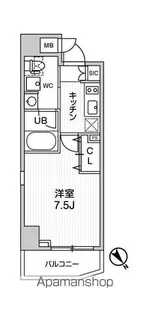 ステージファースト浅草橋Ⅲ【7階】の間取り