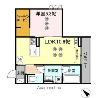 D-ROOM半道橋【3階】の間取り