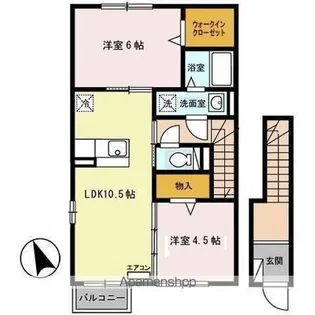 アスティオンJ【2階】の間取り