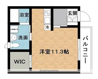 クッキーハイム【1階】の間取り